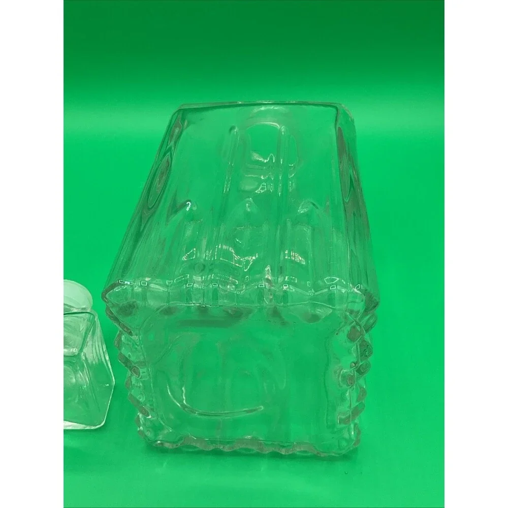 Glass Decanter Bottle Stopper Medium Made in Italy Bar Ware Decorative Container